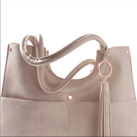 NIB Ulta Beauty Large Stone Colored Tote Bag - Picture 2 of 7